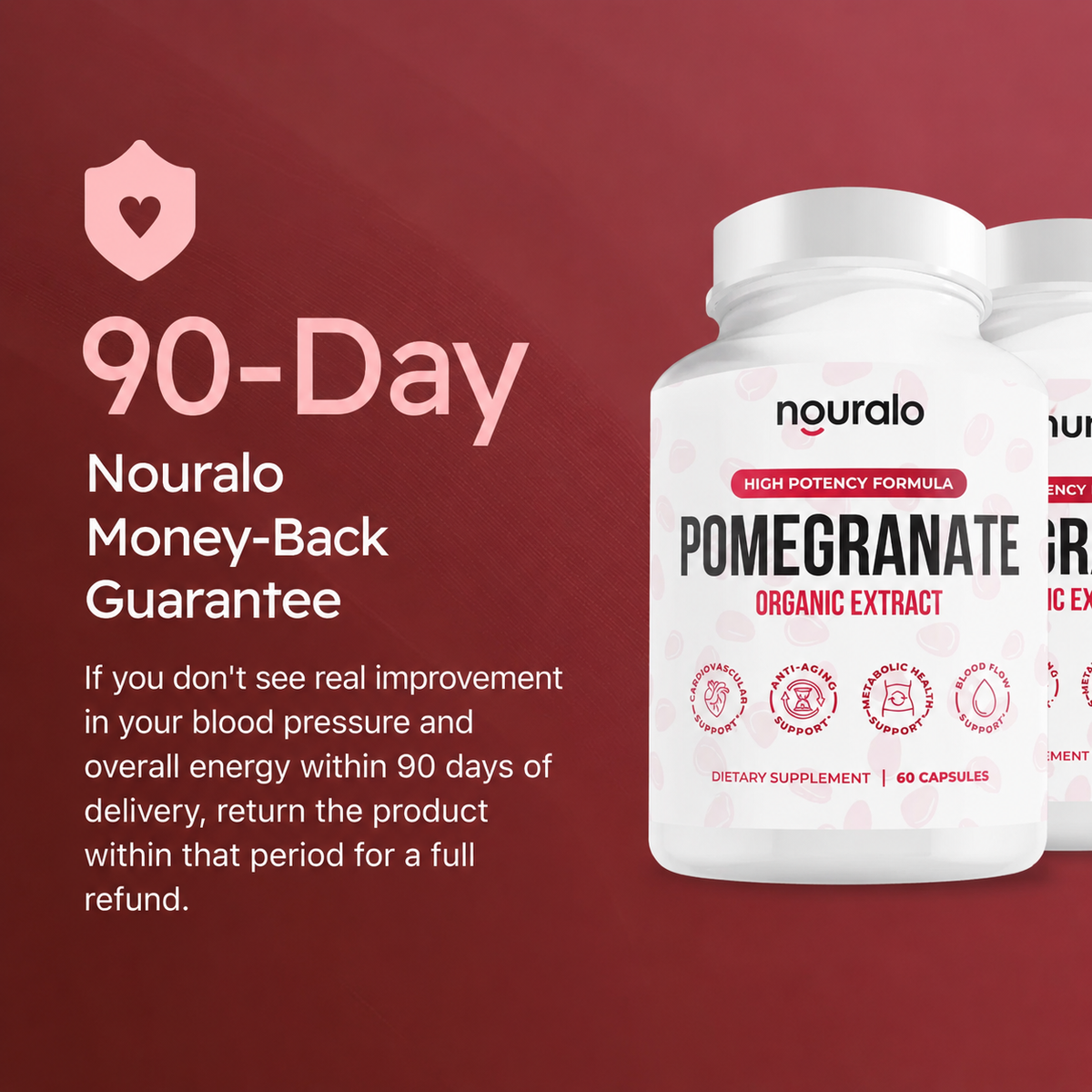 Organic Pomegranate Extract Capsules