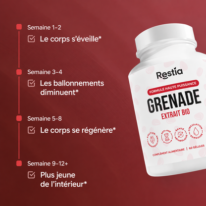 Extrait de grenade bio en gélules