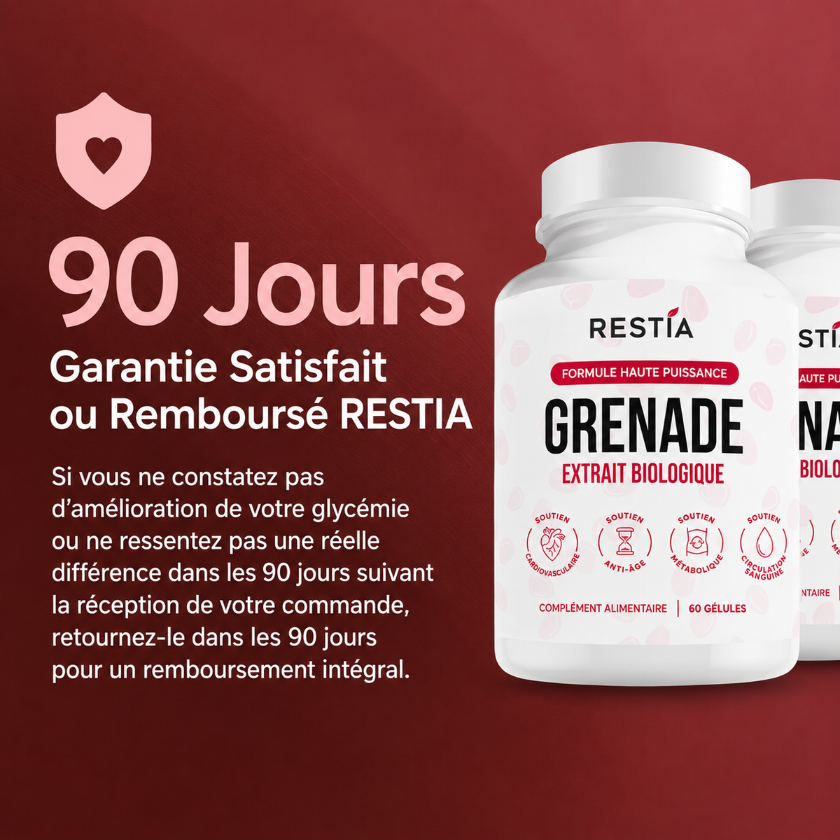 Extrait de grenade bio en gélules