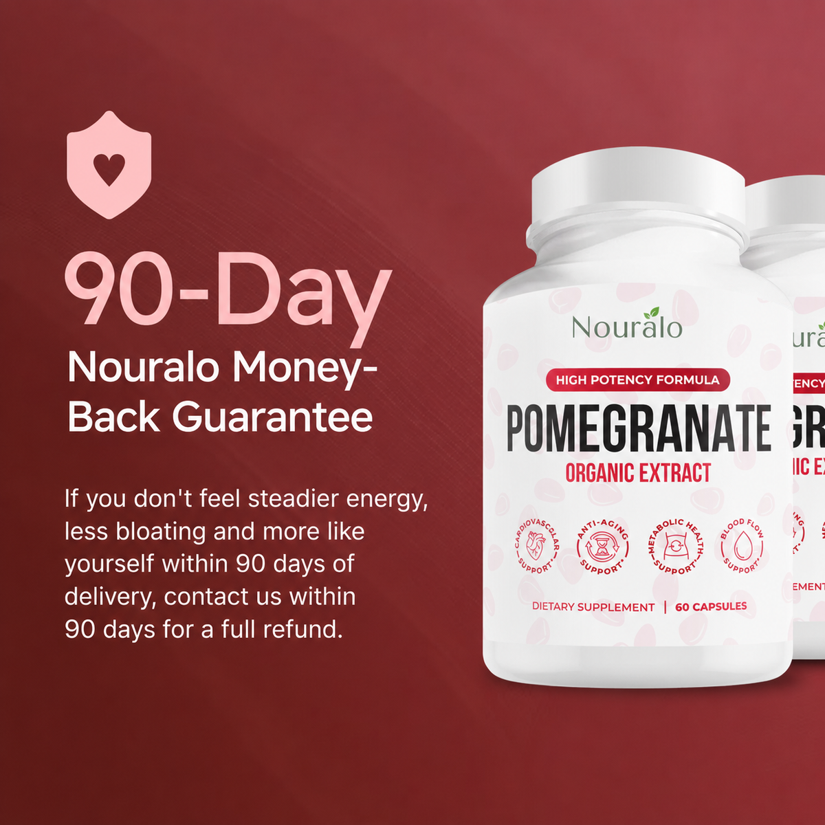 Organic Pomegranate Extract Capsules – Antioxidant & Digestive Support